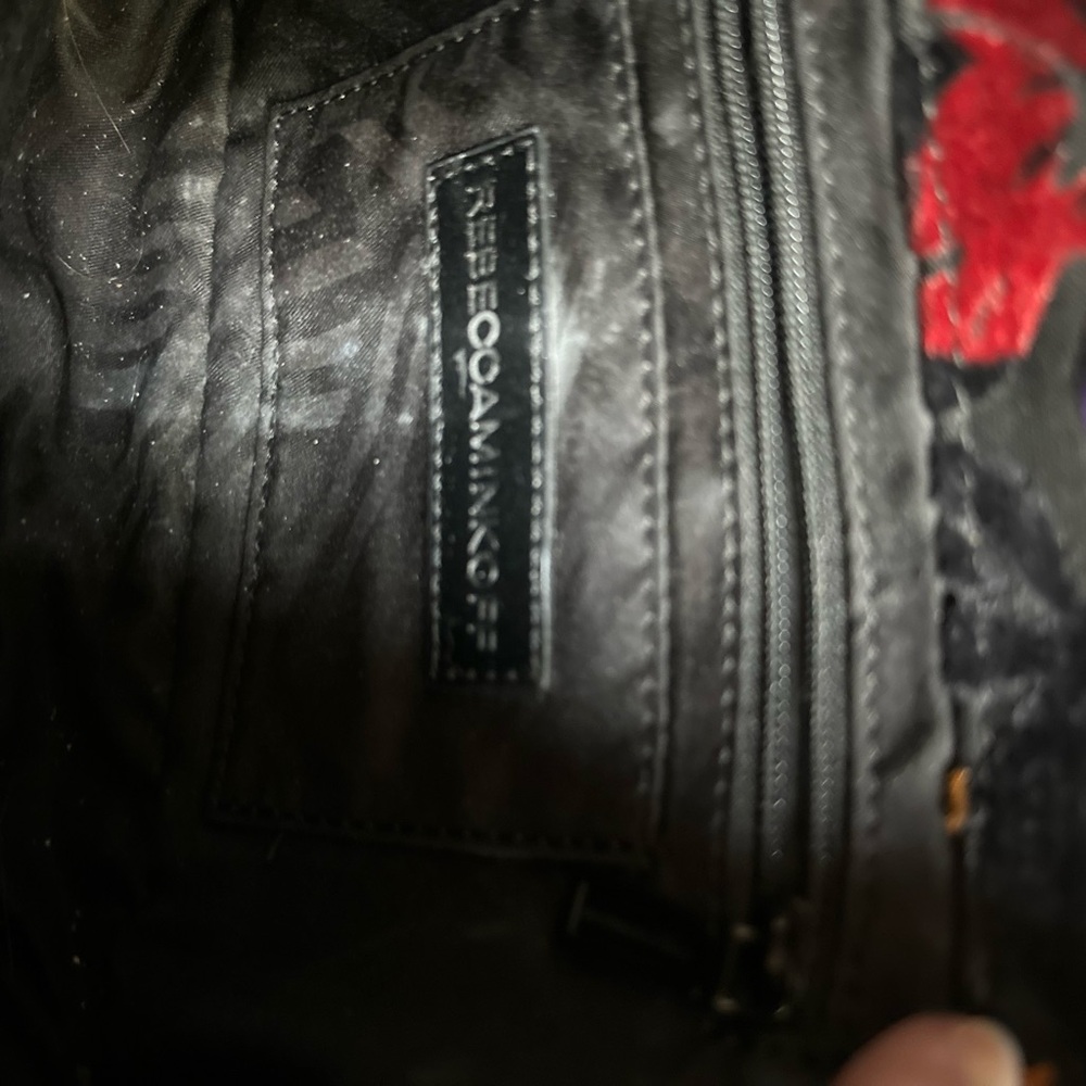 Gorgeous Velvet Rebecca Minkoff Love Floral Crossbody Gently Loved RARE FIND! - Picture 5 of 10